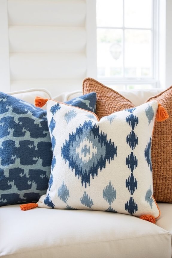 mediterranean themed decorative pillows