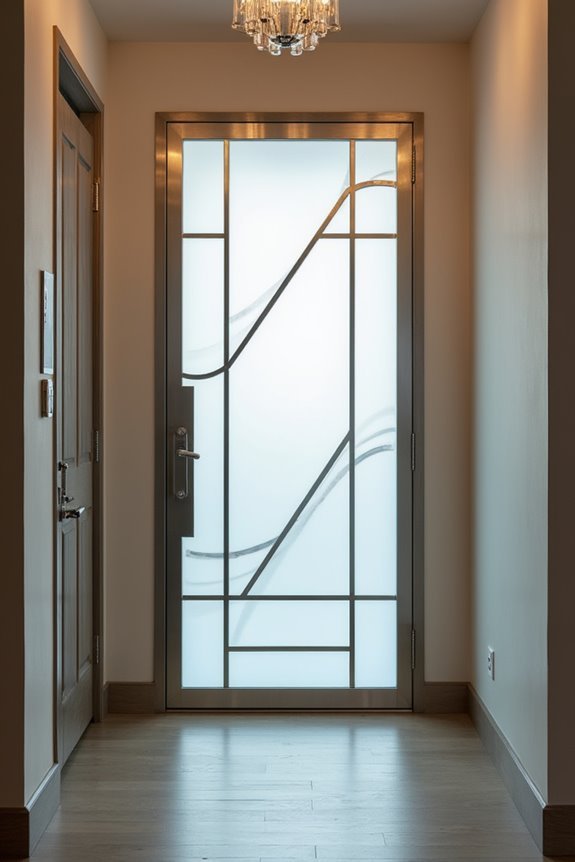 metal and glass installations