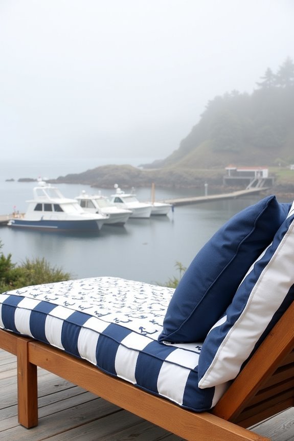 nautical colors navy white