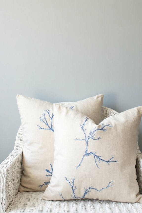 nautical themed decorative pillow covers