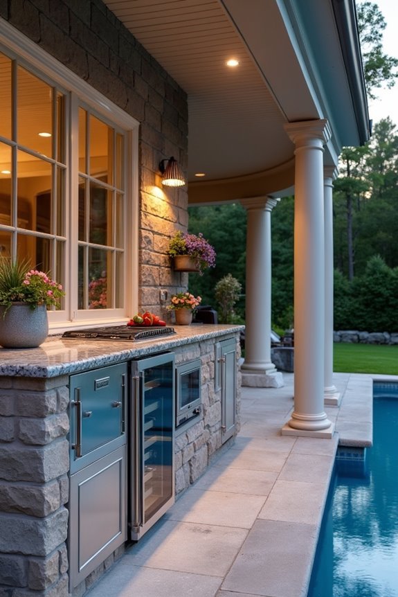 outdoor beverage cooling unit