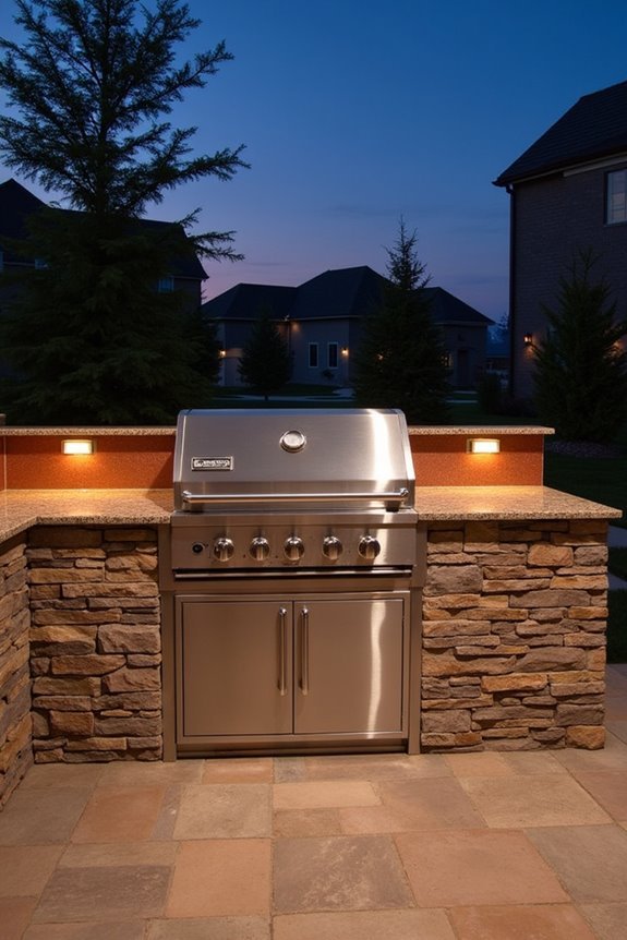 outdoor cooking appliance feature