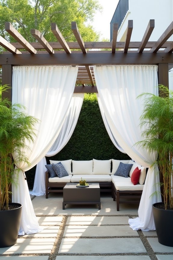 outdoor privacy curtain panels