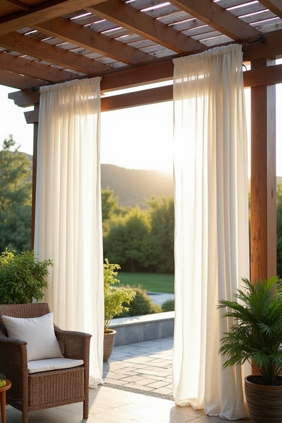 outdoor privacy curtain panels