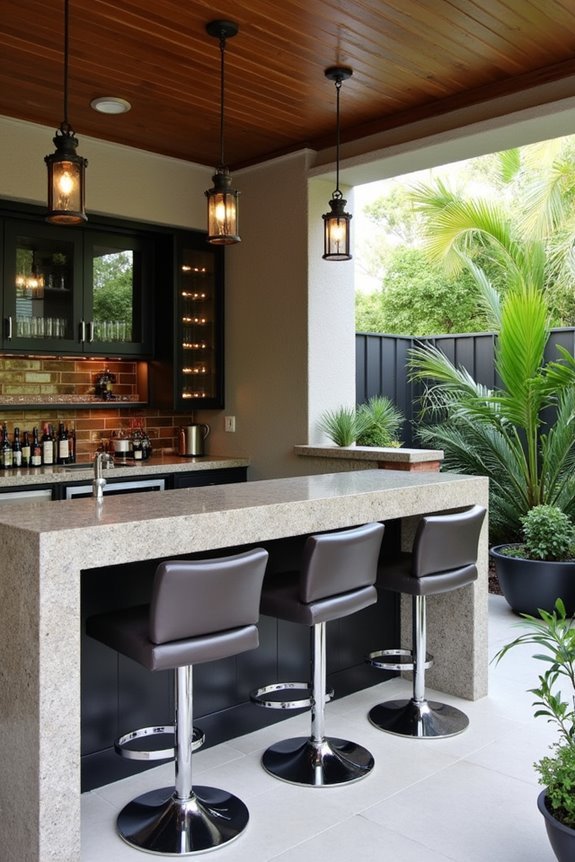 patio seating for relaxation