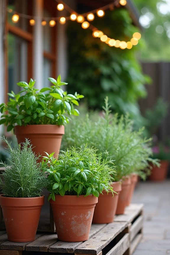 potted plants for cooking