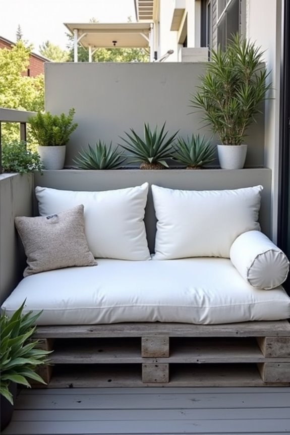reclaimed timber seating units