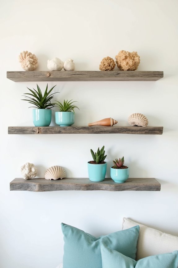 rustic home decor shelves