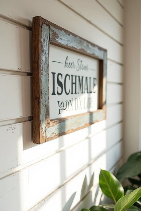rustic metal and wood