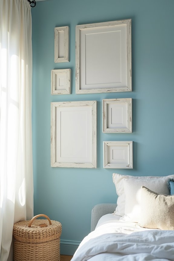 rustic weathered wood frames
