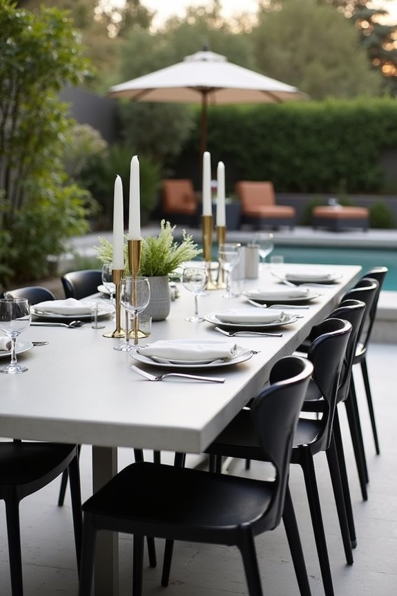 sleek simple color palette
