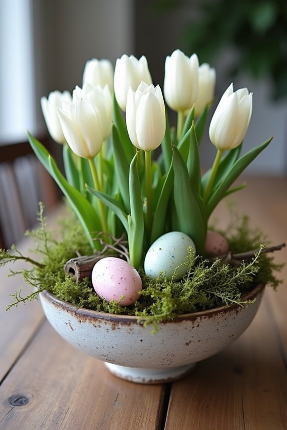 spring natural centerpiece ideas