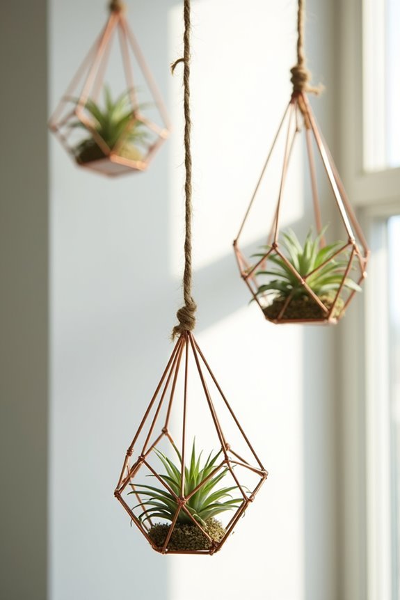 suspended greenery home decor