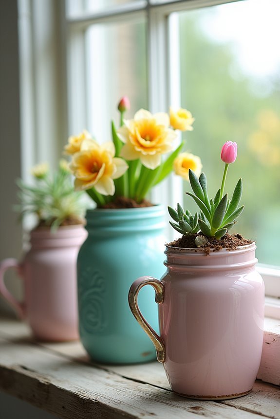 sustainable gardening using repurposed materials
