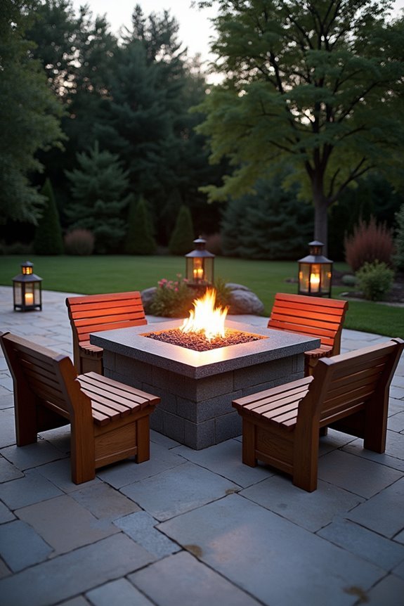 teak outdoor seating set