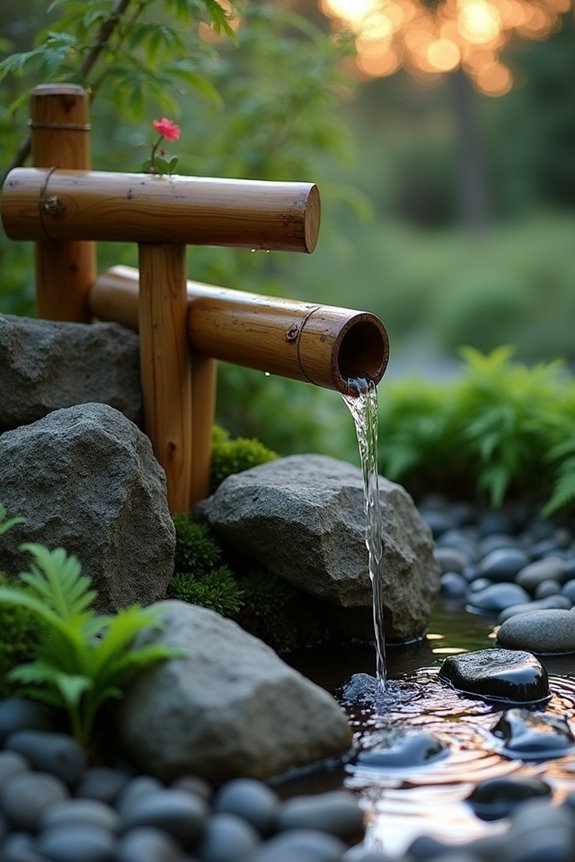 traditional bamboo water mechanism