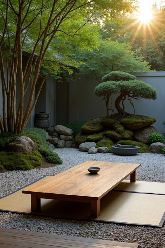 tranquil minimalist nature design