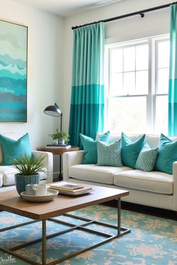 turquoise textile design inspiration