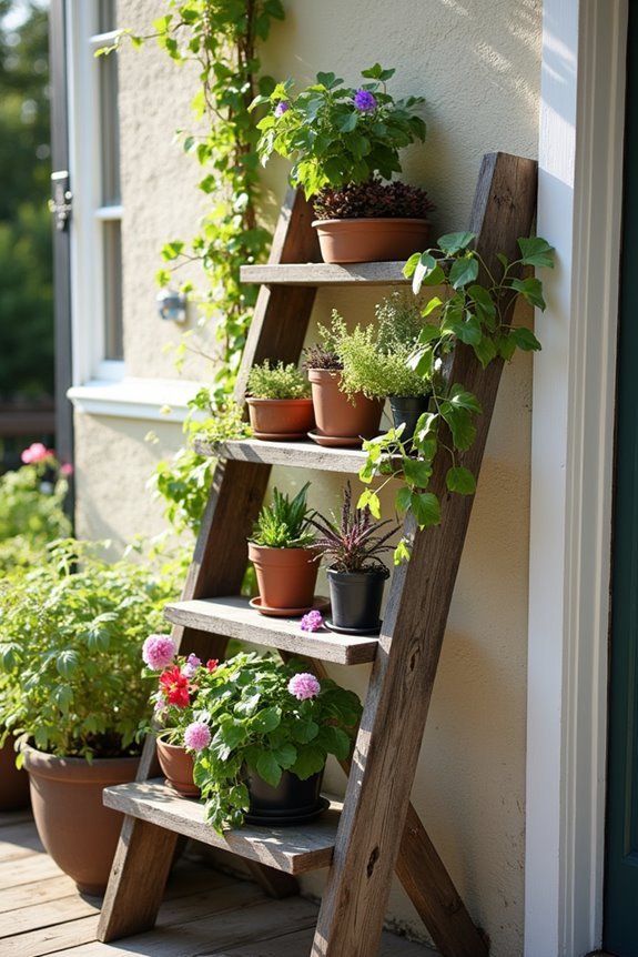 vertical display for plants