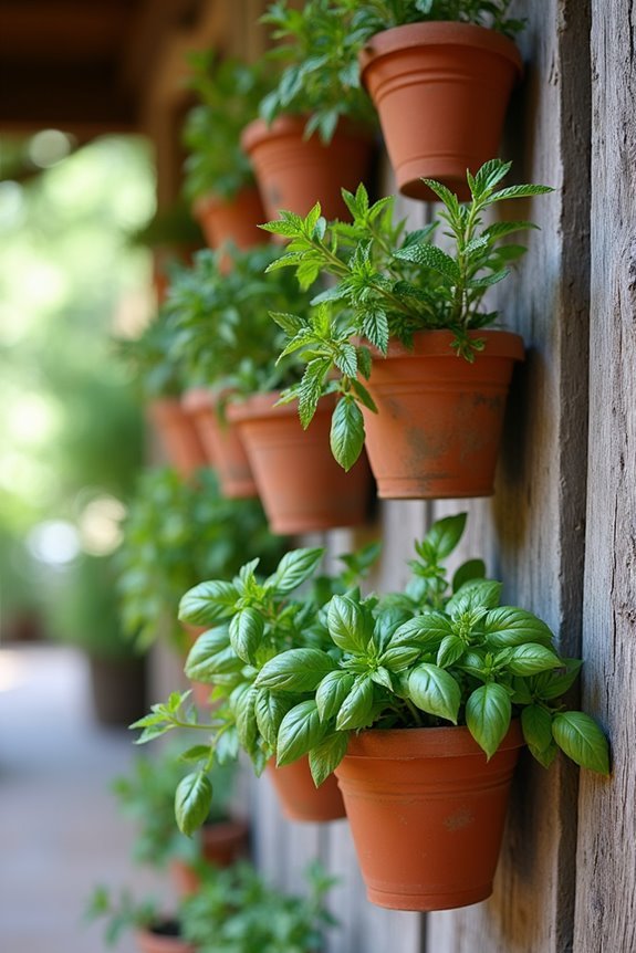 vertical garden for herbs