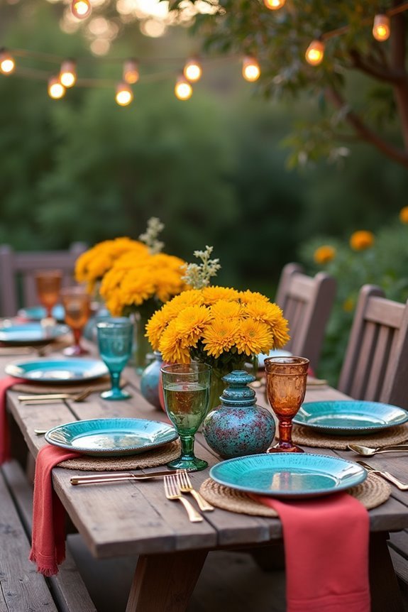 vibrant mexican celebration hues