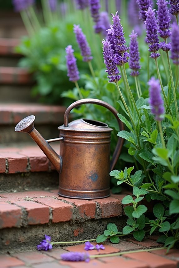vintage garden watering cans