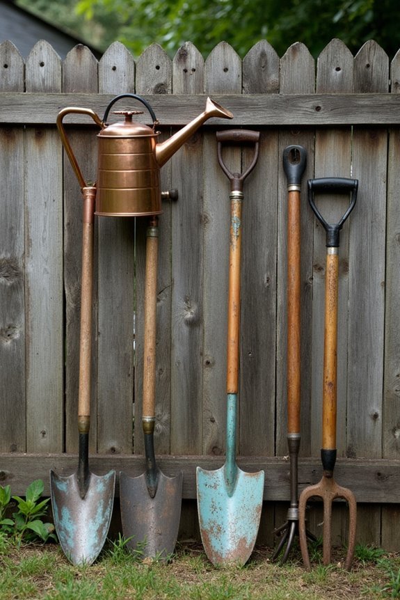 vintage horticultural implements assortment