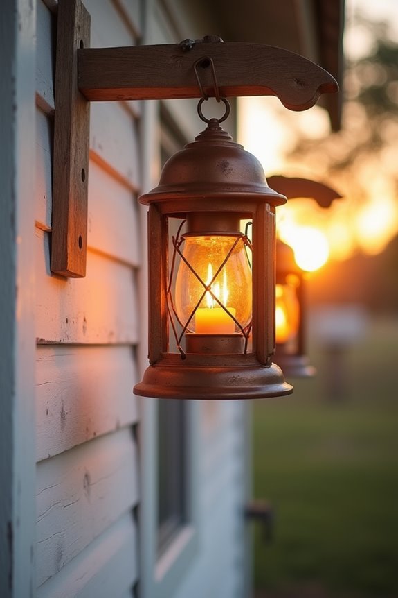 warm ambient rustic illumination