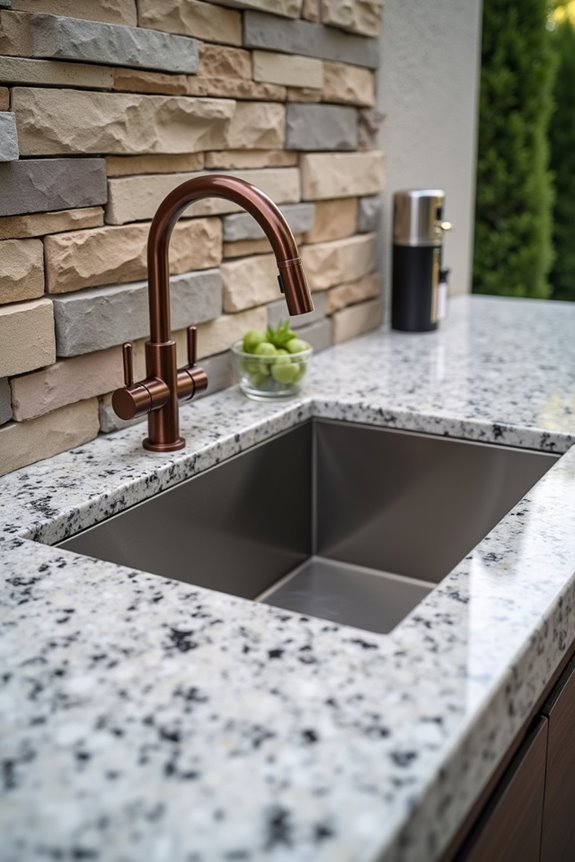 water station with sink