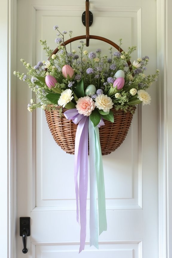 charming woven easter baskets