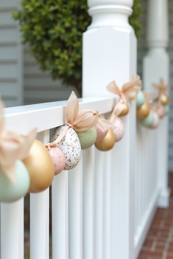 colorful easter egg decoration