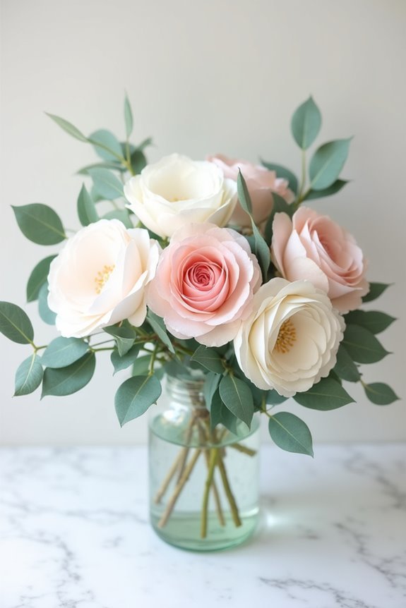 crafting beautiful paper flowers