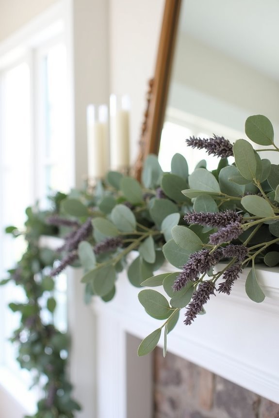 eucalyptus lavender garland tutorial