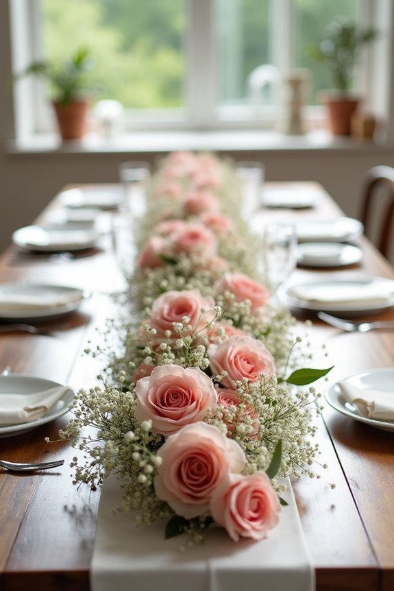 preserved floral table elegance
