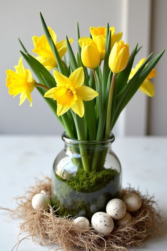 sustainable easter floral arrangements