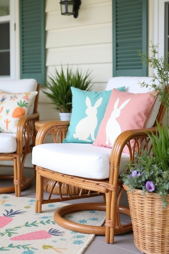 transform porch for easter