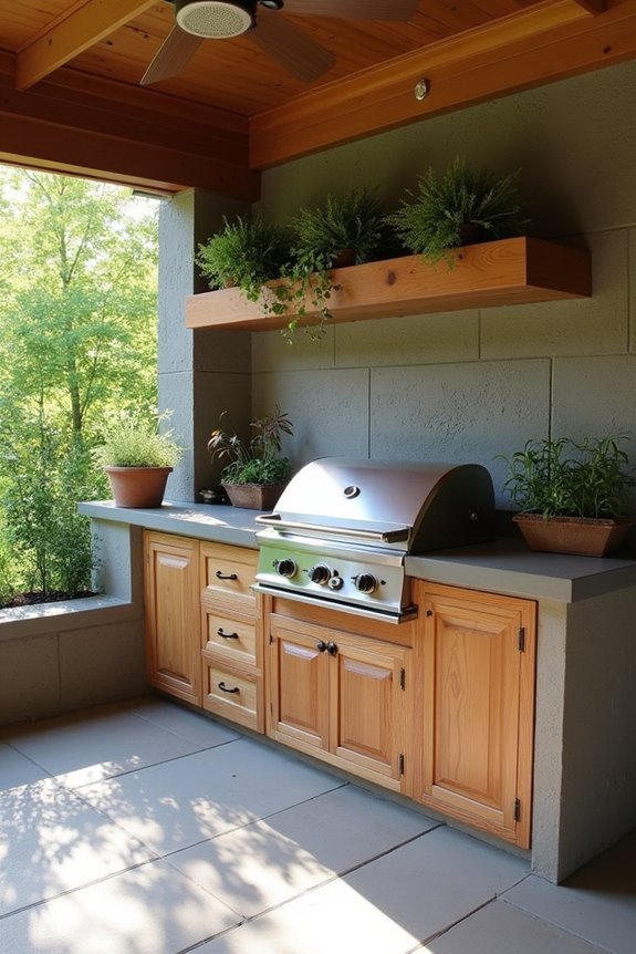 backyard cooking paradise created