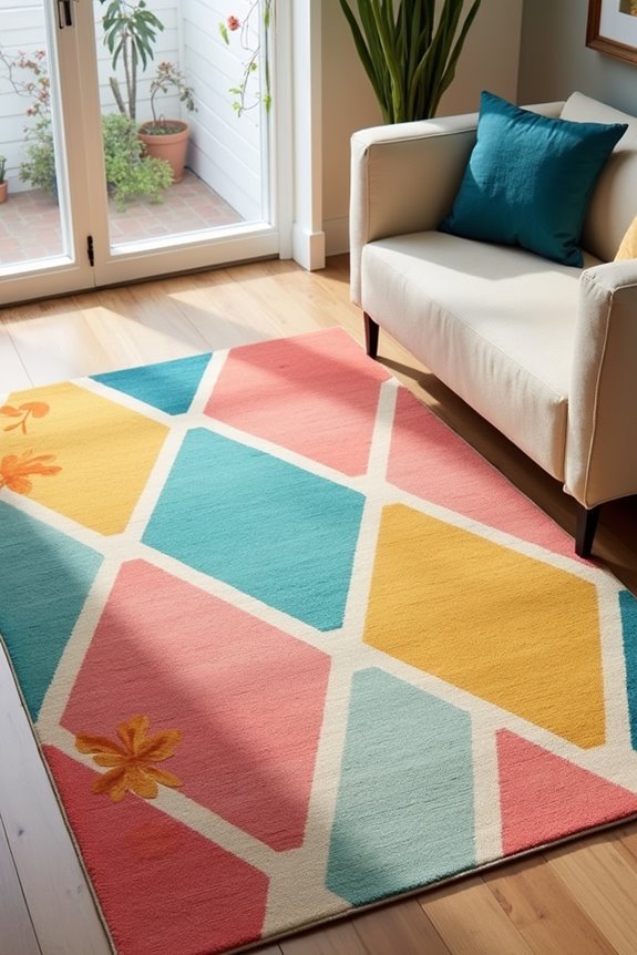 bold geometric rug styles