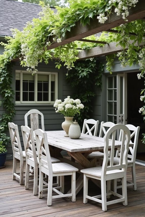 casual mix and match dining