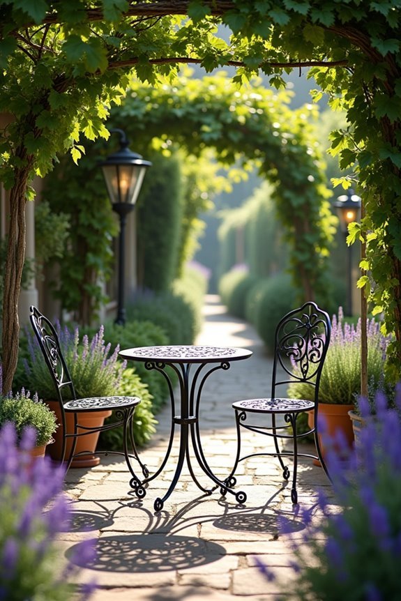 charming bistro set design