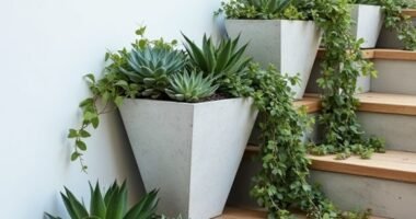 chic planters for gardens
