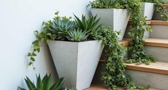 chic planters for gardens