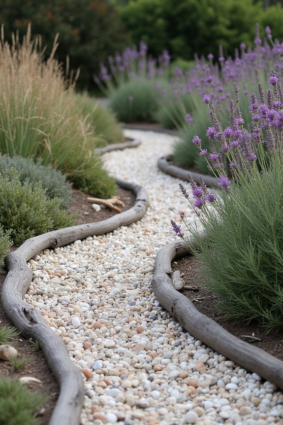 coastal inspired garden pathways