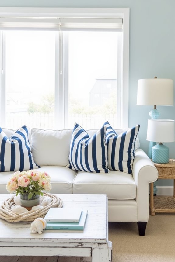 coastal nautical living room