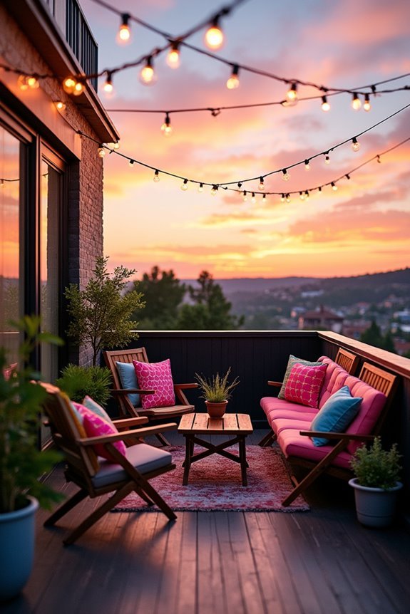 compact summer gathering decor