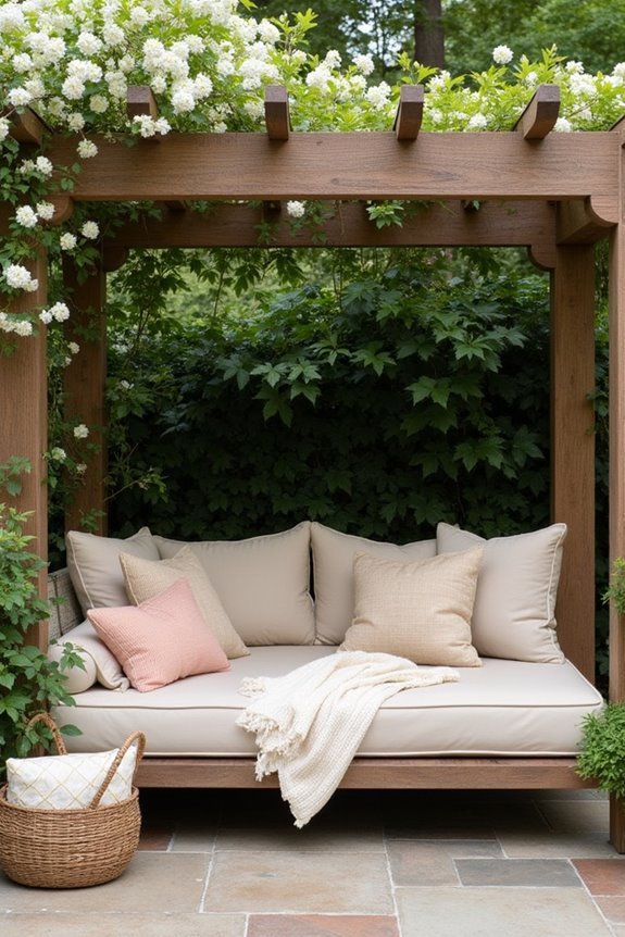 cozy outdoor napping retreat