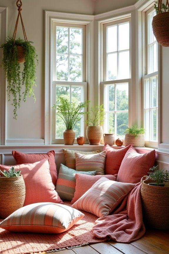 cozy summer reading nook