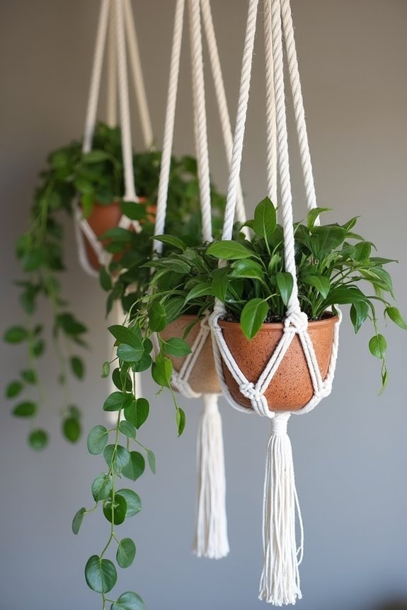 create hanging plant holders