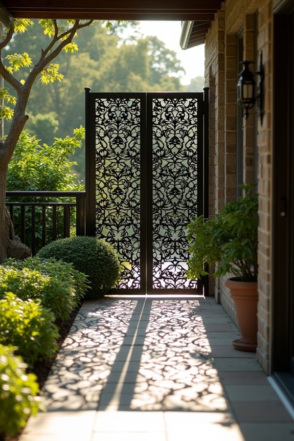 custom decorative metal screens