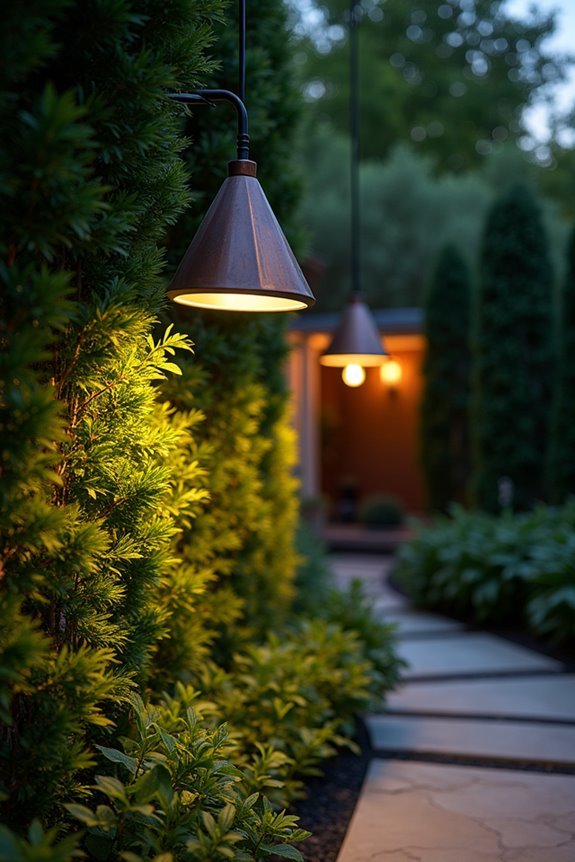 geometric shadow casting lighting fixtures